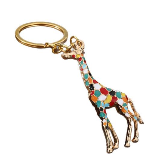 Keychain Pendant Zinc Alloy Texture Colorful Giraffe Charm Lightweight Portable Key золотистий
Keychain Pendant Zinc Alloy Texture Colorful Giraffe Charm Lightweight Portable Key золотистий