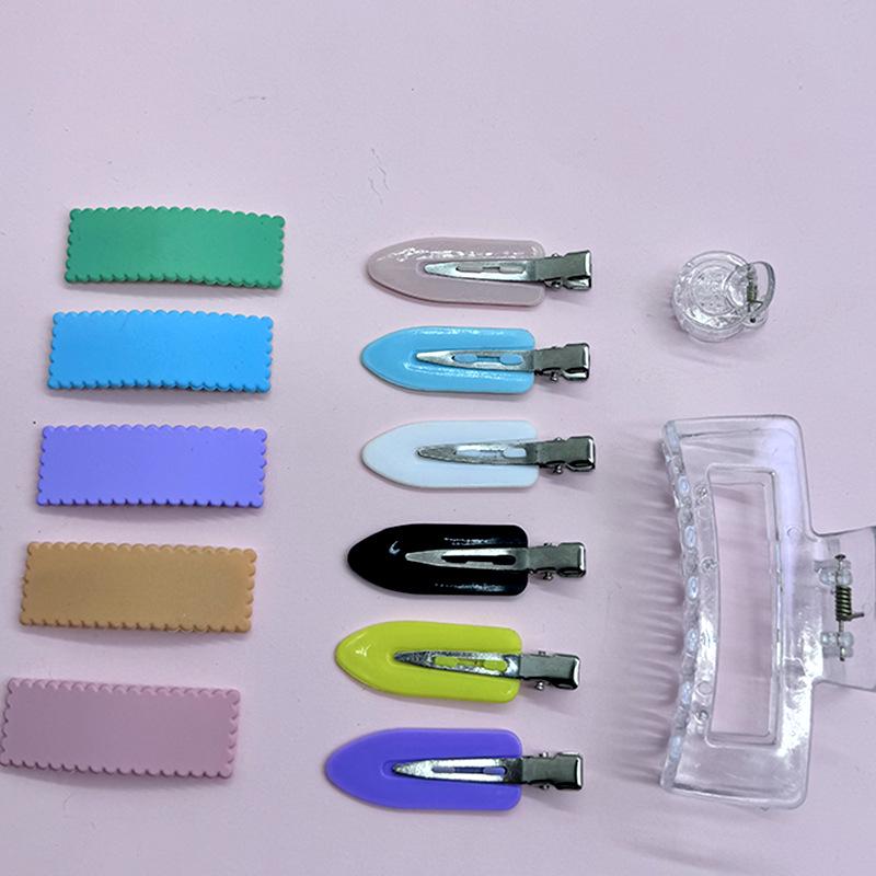 Creative Teardrop Hairpin Set: Seamless, Colored Bobby Pins for DIY Bangs with Cream Glue
Creative Teardrop Hairpin Set: Seamless, Colored Bobby Pins for DIY Bangs with Cream Glue
