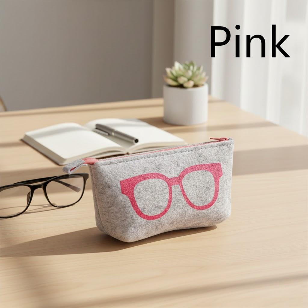 Portable Sunglasses Case Felt Pencil Pouch Soft Zipper Eyeglasses Bag Travel Accessories Organizer рожевий
Portable Sunglasses Case Felt Pencil Pouch Soft Zipper Eyeglasses Bag Travel Accessories Organizer рожевий