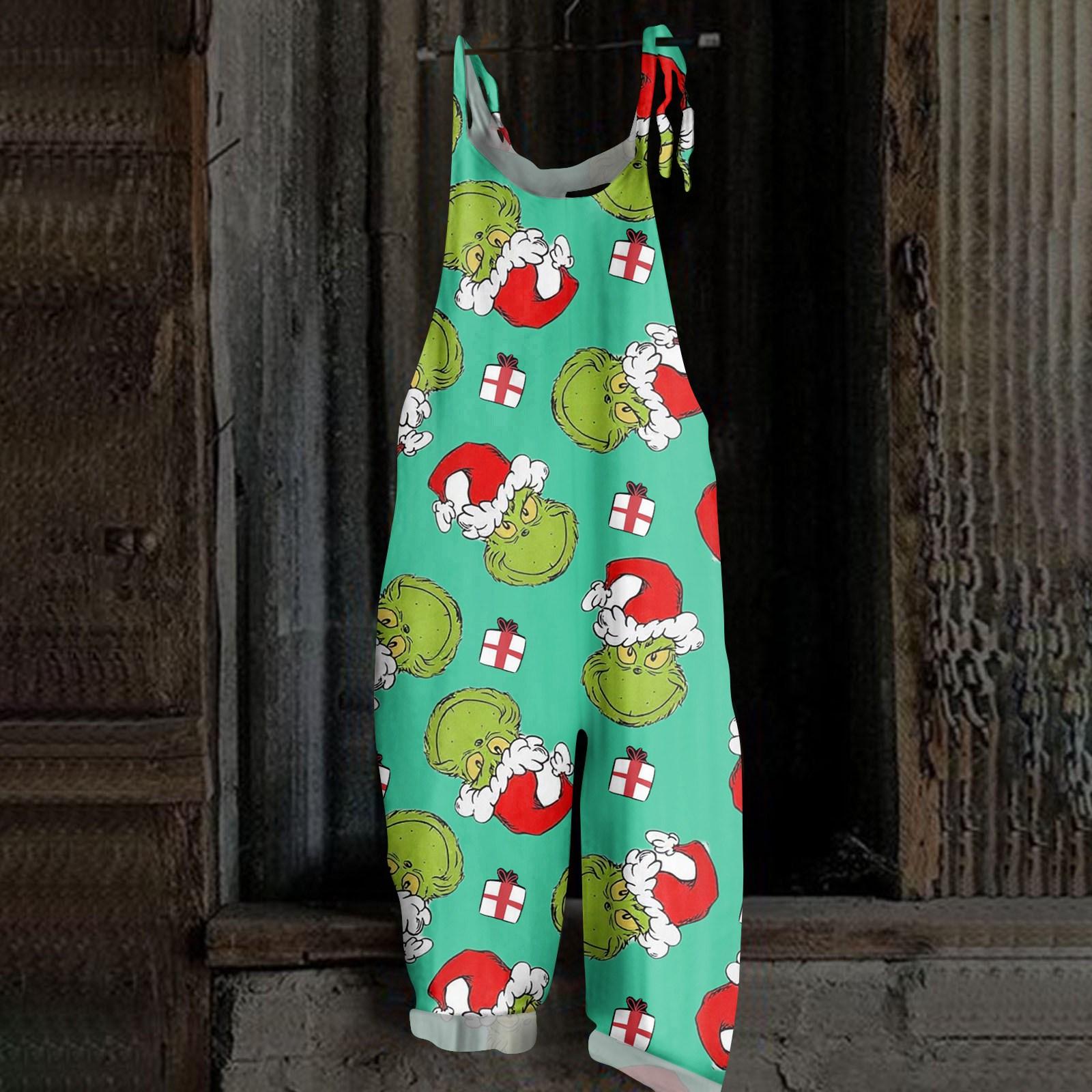 Женский повседневный свободный комбинезон с рождественским принтом, комбинезон с широкими штанинами, без рукавов, с карманами XXL
Женский повседневный свободный комбинезон с рождественским принтом, комбинезон с широкими штанинами, без рукавов, с карманами XXL