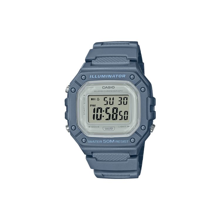 Casio Digital Series Square Fashion Trend Sports Quartz Movement Resin Strap Watch Men watches Gray W-218HC-2AV Regular Watch Box,Blue Strap
Casio Digital Series Square Fashion Trend Sports Quartz Movement Resin Strap Watch Men watches Gray W-218HC-2AV Regular Watch Box,Blue Strap