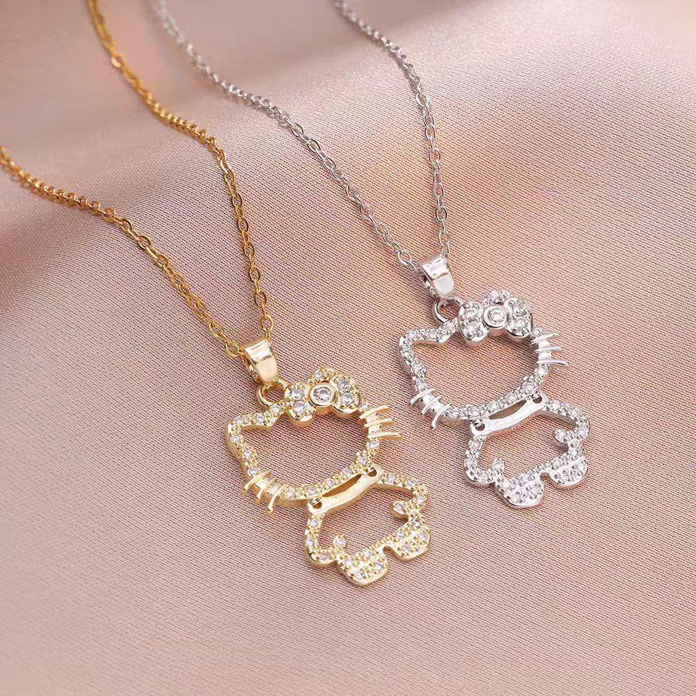 Versatile Zircon Cat Pendant Necklace - Fresh 2025 Style for Women Electroplated
Versatile Zircon Cat Pendant Necklace - Fresh 2025 Style for Women Electroplated