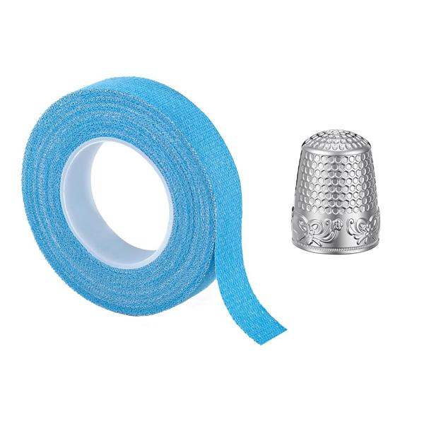 Self-Adhesive Cotton Finger Tape and Sewing Thimble Finger Protectors for Sewing Knitting Quilting Hand Embroidery Supplies
Self-Adhesive Cotton Finger Tape and Sewing Thimble Finger Protectors for Sewing Knitting Quilting Hand Embroidery Supplies
