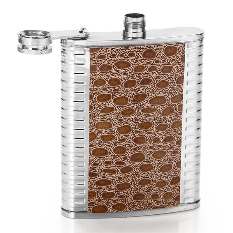 AOTU 8oz Portable Stainless Steel Hip Flask Whiskey Wine Pot (BPA Free,No FDA Certificate) Textured
AOTU 8oz Portable Stainless Steel Hip Flask Whiskey Wine Pot (BPA Free,No FDA Certificate) Textured