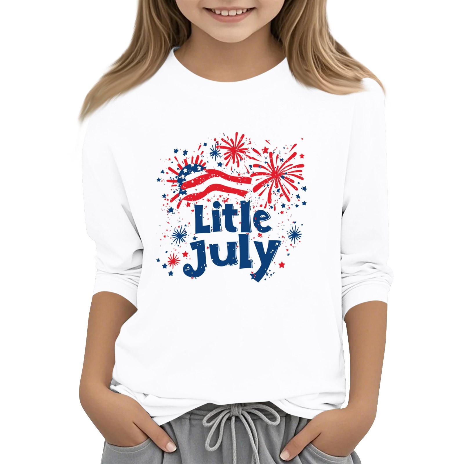 Children s 3/4 Sleeve Independence Day Printed Round Neck Casual T-shirt 150 білий
Children s 3/4 Sleeve Independence Day Printed Round Neck Casual T-shirt 150 білий