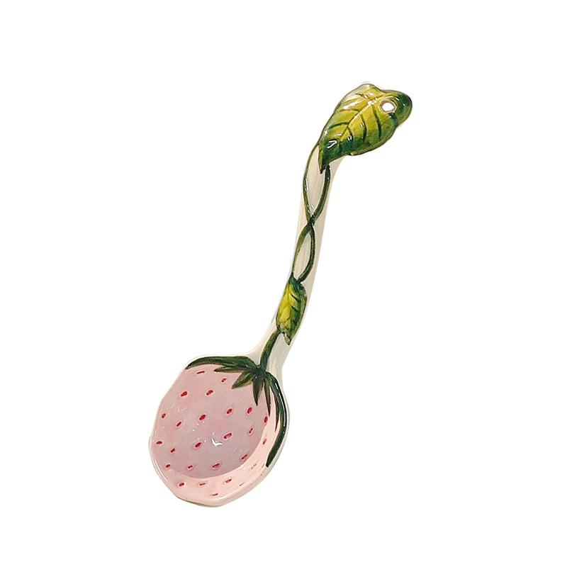 1 Piece Ceramic Soup Spoons Cute Strawberry Spoons Long Handle Porcelain Tablespoons Dinnerware for Ice-cream Desserts Cereal Soup Yogurt рожевий
1 Piece Ceramic Soup Spoons Cute Strawberry Spoons Long Handle Porcelain Tablespoons Dinnerware for Ice-cream Desserts Cereal Soup Yogurt рожевий