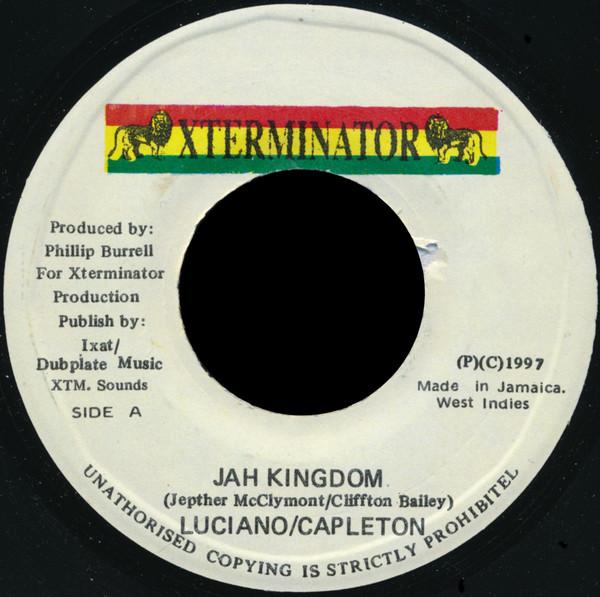 7-дюймовая пластинка LUCIANO & CAPLETON - Jah Kingdom NONE XTerminator 1997 Ямайка Регги, Ска и Даб Б/У
7-дюймовая пластинка LUCIANO & CAPLETON - Jah Kingdom NONE XTerminator 1997 Ямайка Регги, Ска и Даб Б/У