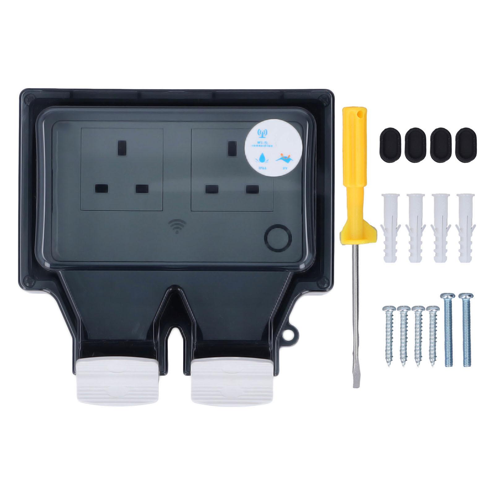 Wifi Smart Socket IP66 Waterproof Support Voice Control Timing 86 Type Outdoor Smart Outlet UK
Wifi Smart Socket IP66 Waterproof Support Voice Control Timing 86 Type Outdoor Smart Outlet UK