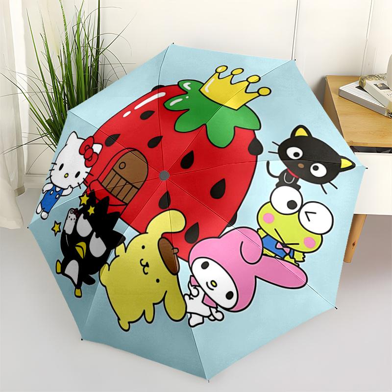 1pc Hello Kitty Strawberry House Automatic Opening/Closing Umbrella - Portable Folding Design with Iron Frame - Outdoor - Ideal Gift for Fans, Travele
1pc Hello Kitty Strawberry House Automatic Opening/Closing Umbrella - Portable Folding Design with Iron Frame - Outdoor - Ideal Gift for Fans, Travele