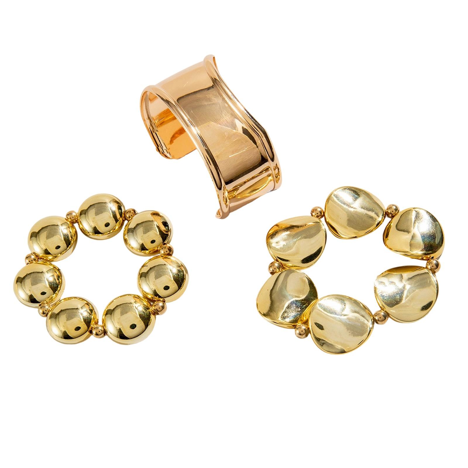 Multi-Layer Geometric Open Cuff Bracelet Set for Women Fashion Jewelry one size
Multi-Layer Geometric Open Cuff Bracelet Set for Women Fashion Jewelry one size