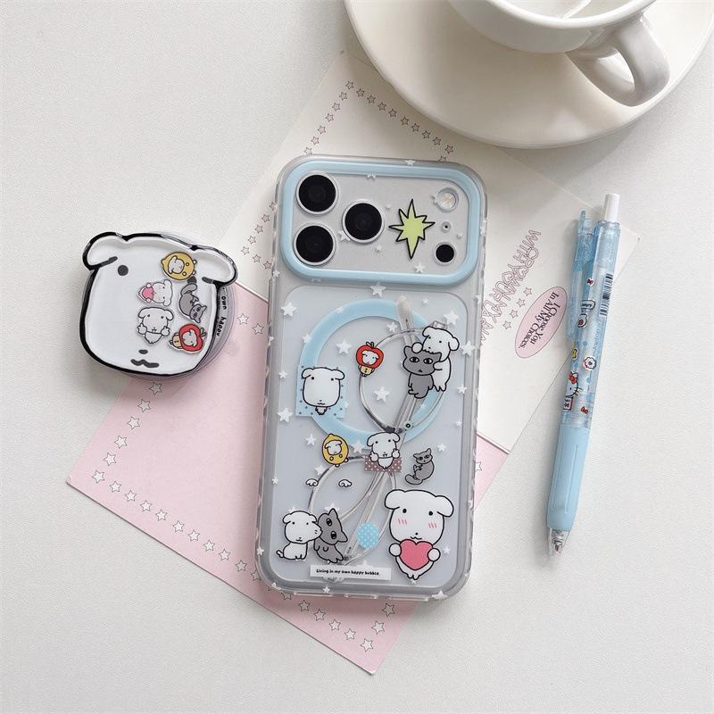 Big Head Dog Magnetic iPhone Stand & Case for Apple 16 Pro Max/15 Pro iPhone 15 Pro Max
Big Head Dog Magnetic iPhone Stand & Case for Apple 16 Pro Max/15 Pro iPhone 15 Pro Max