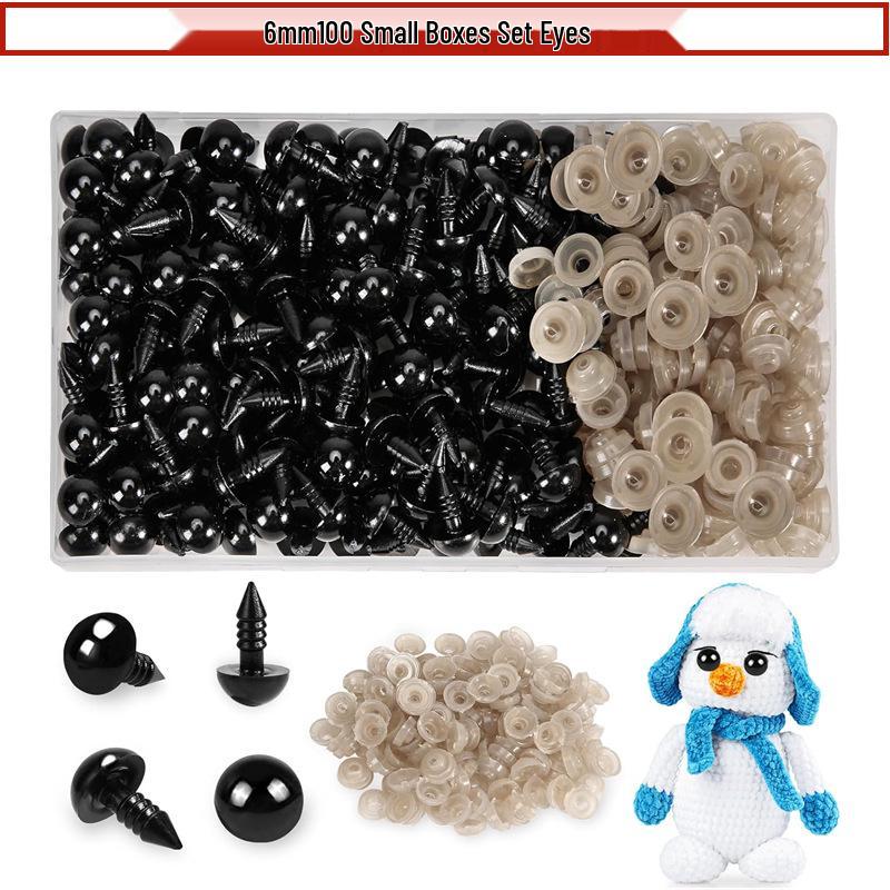 100pcs 6mm Black Doll Eyes - DIY Art Accessories 100pcs 6mm Eye Small Box
100pcs 6mm Black Doll Eyes - DIY Art Accessories 100pcs 6mm Eye Small Box