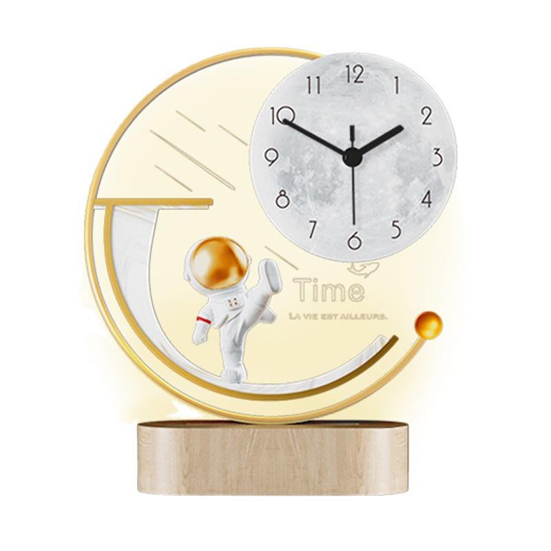 Часы для гостиной «Астронавт», настольные часы для спальни, креативные настольные часы для дома, бесшумное украшение
Часы для гостиной «Астронавт», настольные часы для спальни, креативные настольные часы для дома, бесшумное украшение