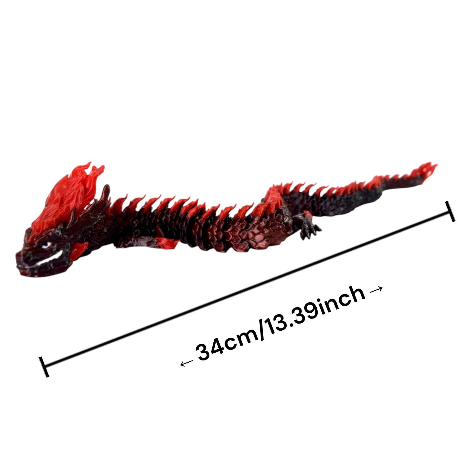 34cm 3D Printed Deep Sea Dragon King Toy Model Simulation Multi-joint Movable Cool Dragon Animal Figurines Home Decor Cute Gift
34cm 3D Printed Deep Sea Dragon King Toy Model Simulation Multi-joint Movable Cool Dragon Animal Figurines Home Decor Cute Gift