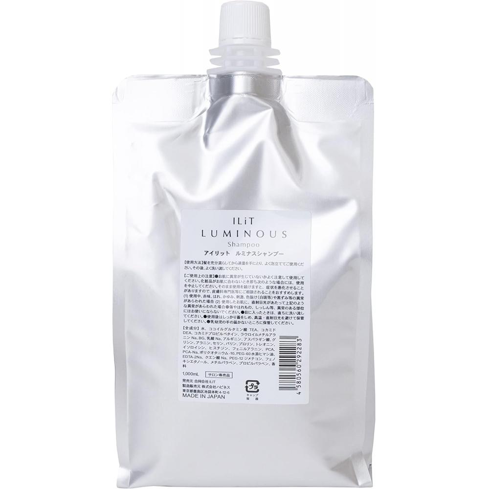 Ilit Eye Luminus Shampoo 1000ml Amino Acid Shampoo Protein Supplement Tengai Unstitched Supervised Refill 1000ml
Ilit Eye Luminus Shampoo 1000ml Amino Acid Shampoo Protein Supplement Tengai Unstitched Supervised Refill 1000ml