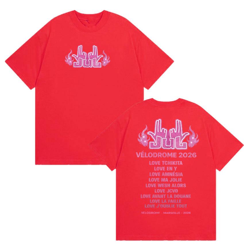 Rapper Jul Velodrome Tour 2026 Logo Graphic Tshirt UNISEX Women Summer Fashion Oversized Cotton Y2K Shirt Aesthetic Clothing Top XL
Rapper Jul Velodrome Tour 2026 Logo Graphic Tshirt UNISEX Women Summer Fashion Oversized Cotton Y2K Shirt Aesthetic Clothing Top XL