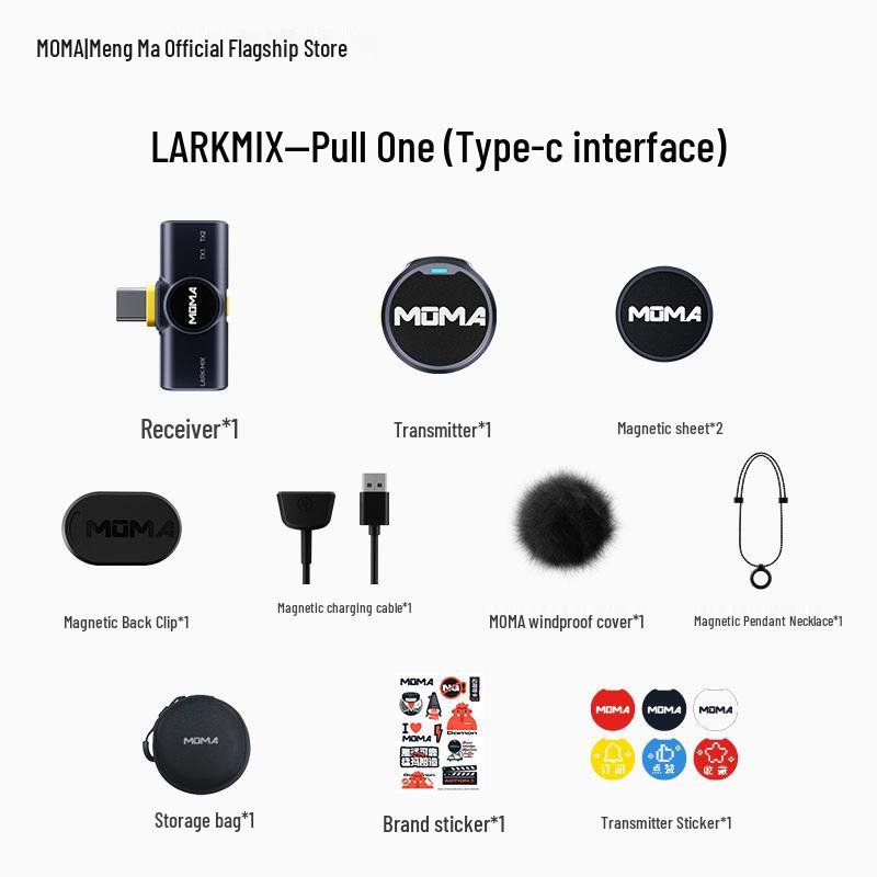 Mammoth LARK MIX Lapel-Style Dual Mic Clip for Recording and Live Broadcasts
Mammoth LARK MIX Lapel-Style Dual Mic Clip for Recording and Live Broadcasts