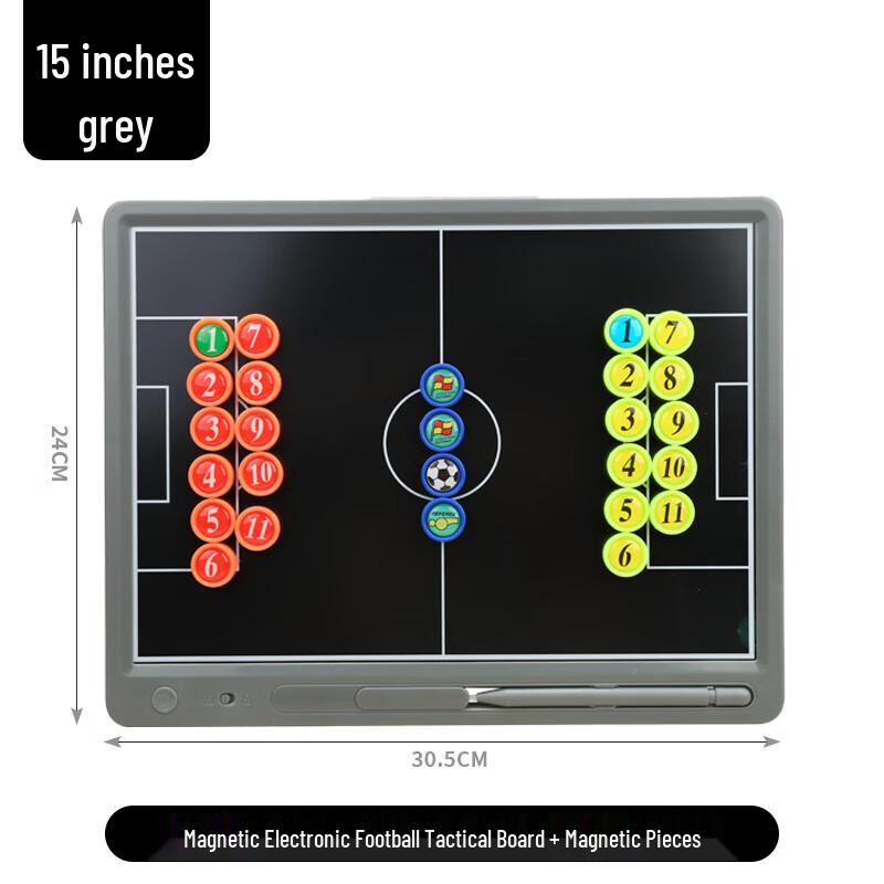 15-inch Electronic Football Coaching Tactical Board with Magnets
15-inch Electronic Football Coaching Tactical Board with Magnets