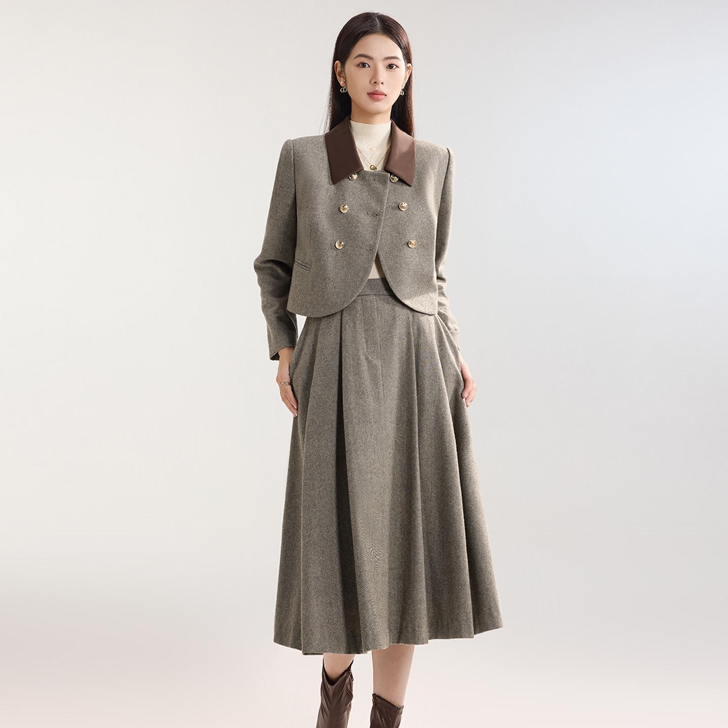 Xiangchun Bird Women s Professional Wool Suit Skirt Set - Autumn/Winter Two-Piece with Elegant Design XL верблюд
Xiangchun Bird Women s Professional Wool Suit Skirt Set - Autumn/Winter Two-Piece with Elegant Design XL верблюд