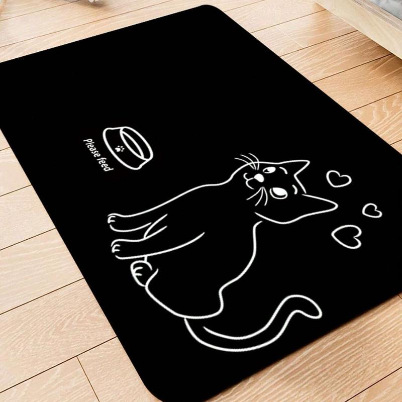 1pc Cat Feeding Mat, Pet Food and Water Bowl Mat Made of PU Leather, Water-Absorbent Dog Mat 30cm*48cm чорний
1pc Cat Feeding Mat, Pet Food and Water Bowl Mat Made of PU Leather, Water-Absorbent Dog Mat 30cm*48cm чорний
