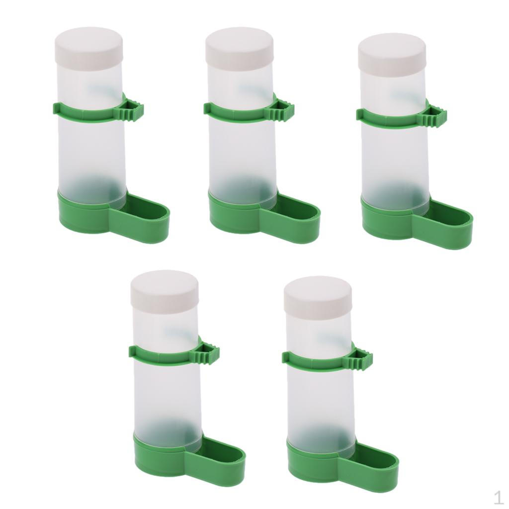 5PCS Pet Bird Water Drinker Food Feeder Clip For Budgie Lovebirds Parrot Canary Finch
5PCS Pet Bird Water Drinker Food Feeder Clip For Budgie Lovebirds Parrot Canary Finch
