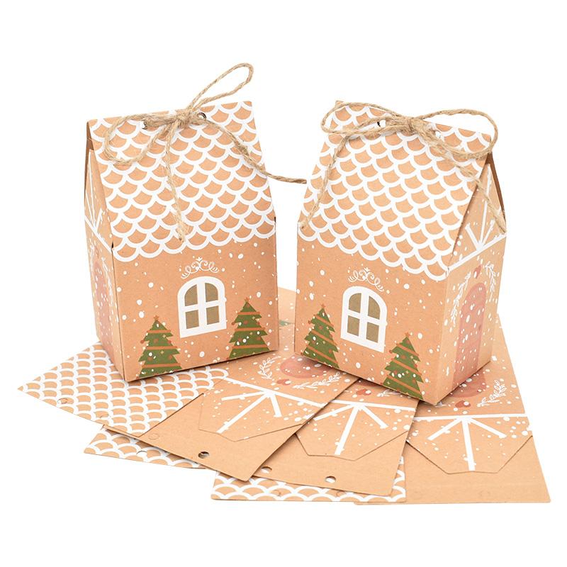 5/10pcs Christmas House Shape Candy Box Gift Bags Xmas DIY Cookie Candy Packaging Boxes Party Decoration Christmas Tree Pendants 5pcs
5/10pcs Christmas House Shape Candy Box Gift Bags Xmas DIY Cookie Candy Packaging Boxes Party Decoration Christmas Tree Pendants 5pcs