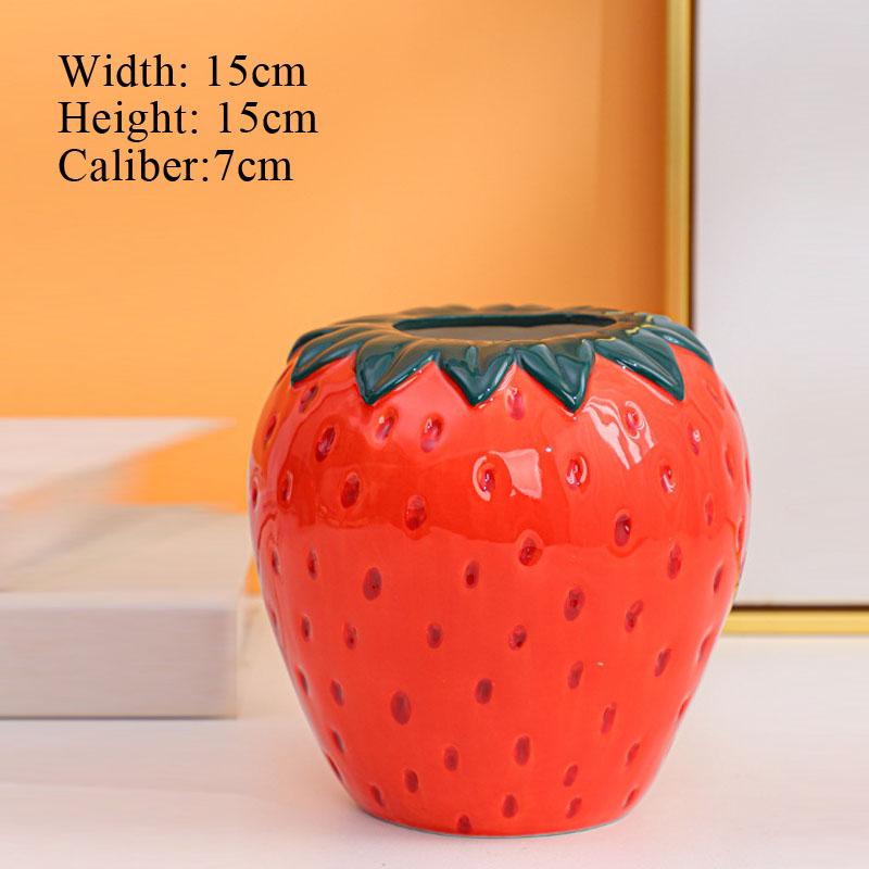 Creative Strawberry Shaped Hydroponic Vase, Cute Style, Ceramic Decorations, Home, Living Room, Wedding, Restaurant, 1Pc
Creative Strawberry Shaped Hydroponic Vase, Cute Style, Ceramic Decorations, Home, Living Room, Wedding, Restaurant, 1Pc