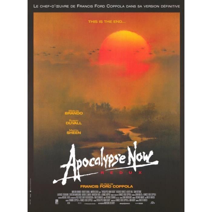 Apocalypse Now Redux Affiche Cinéma Originale Petit Format (54x40 cm Roulée) R1990 Françis Ford Coppola
Apocalypse Now Redux Affiche Cinéma Originale Petit Format (54x40 cm Roulée) R1990 Françis Ford Coppola