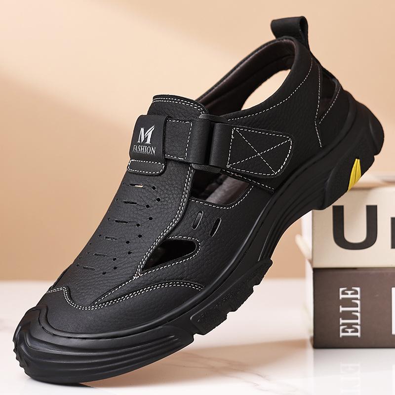 Sandals men s beach shoes creek breathable cowhide sports mesh shoes hole wading shoes fashion men s shoes 2025 38
Sandals men s beach shoes creek breathable cowhide sports mesh shoes hole wading shoes fashion men s shoes 2025 38