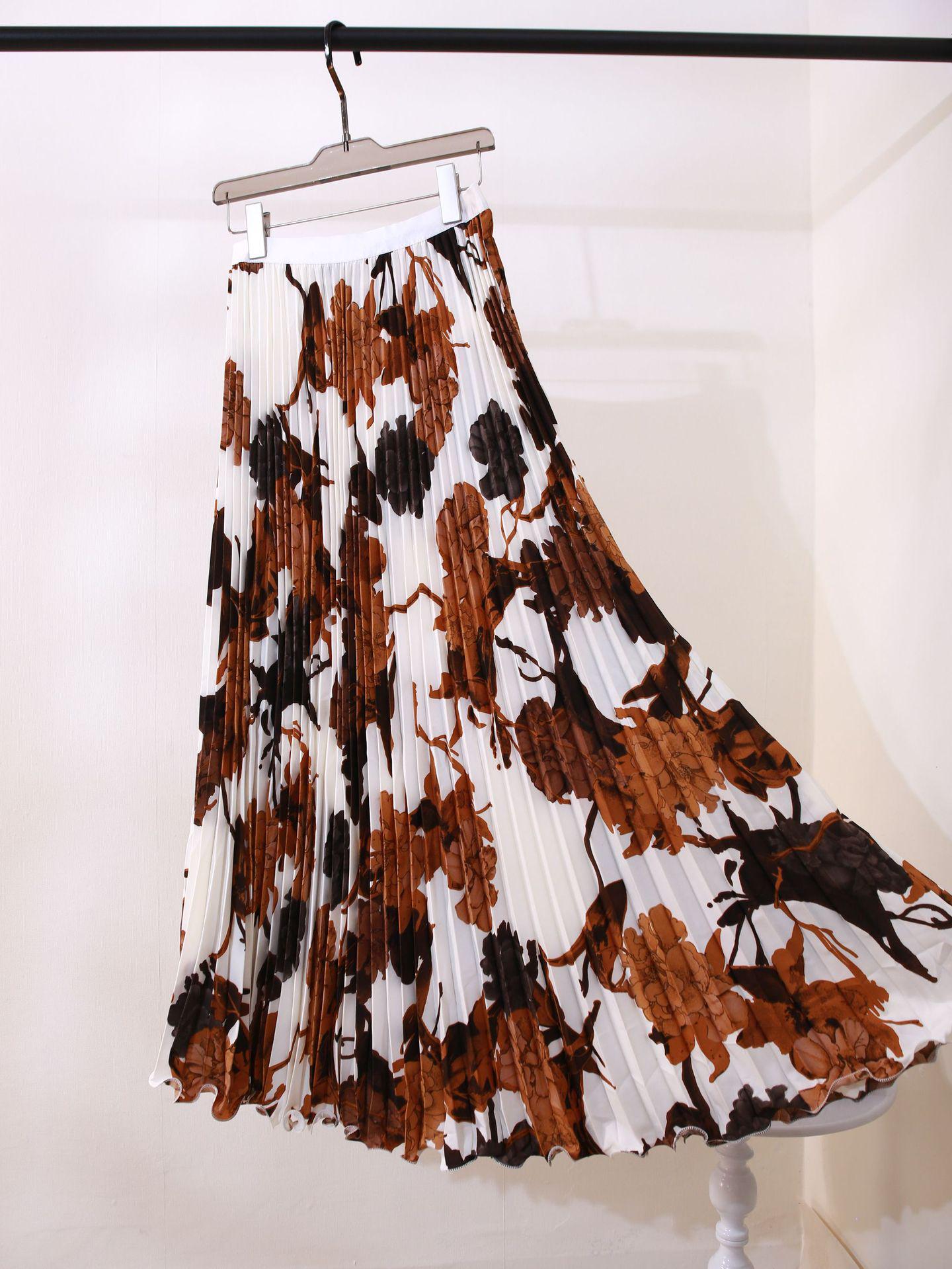 European & South African High-end Retro Pleated A-line Midi Skirt One Size білий
European & South African High-end Retro Pleated A-line Midi Skirt One Size білий