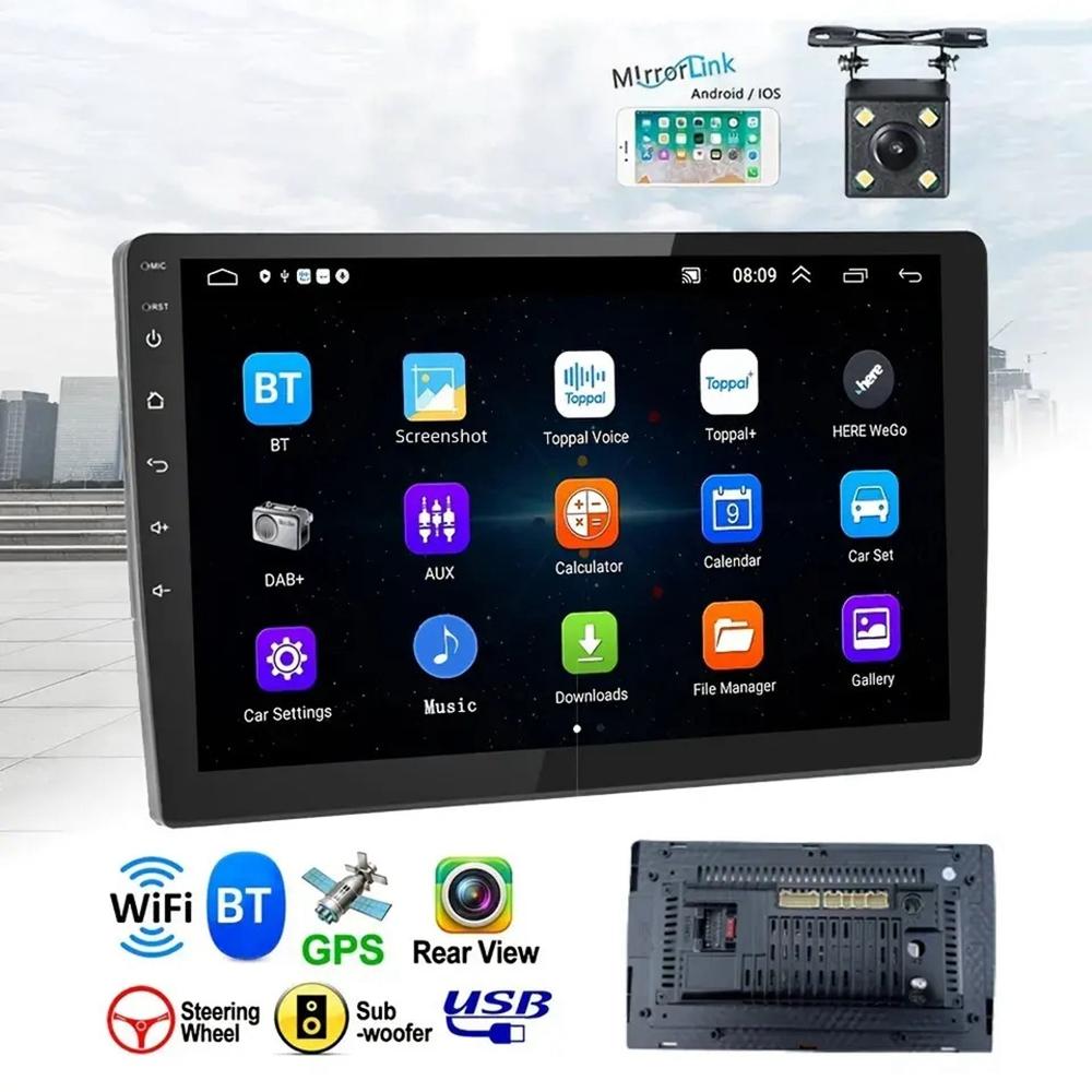 7-дюймовий екран центрального керування для автомобіля, сумісний з WiFi + Bluetooth, Android 12, мультимедійний плеєр, 1+32 ГБ Type A
7-дюймовий екран центрального керування для автомобіля, сумісний з WiFi + Bluetooth, Android 12, мультимедійний плеєр, 1+32 ГБ Type A