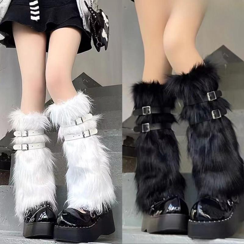 Элегантный пушистый чехол для ног с пряжкой из бархатной кожи, носки Jk Pile Y2k Spice Girl с длинными волосами, женские носки One Size чёрный
Элегантный пушистый чехол для ног с пряжкой из бархатной кожи, носки Jk Pile Y2k Spice Girl с длинными волосами, женские носки One Size чёрный