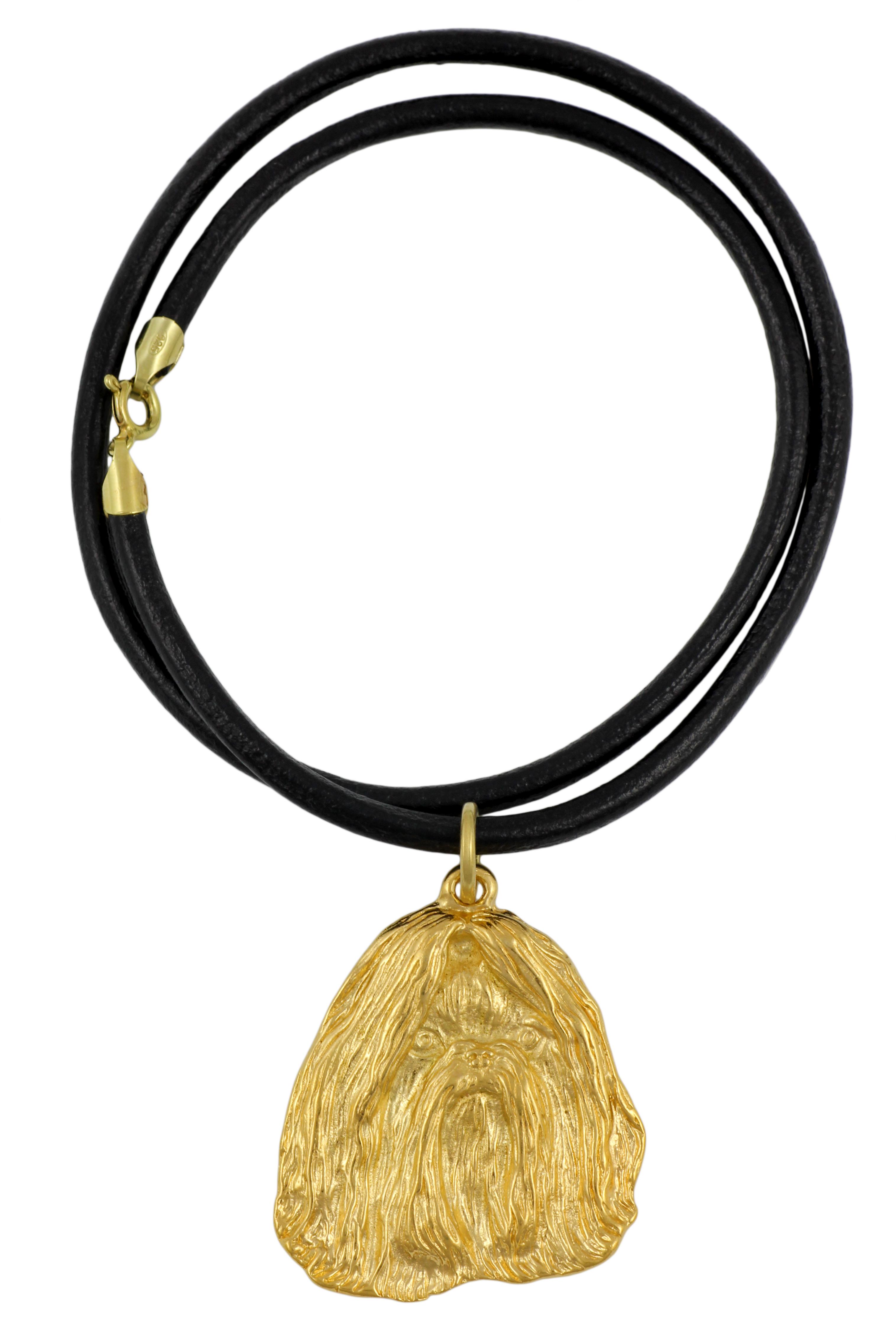 Shih Tzu, Chrysanthemum Dog I - necklace with a dog in a gift box, gold-plated pendant for a dog lover, striking jewelry by Art-Dog
Shih Tzu, Chrysanthemum Dog I - necklace with a dog in a gift box, gold-plated pendant for a dog lover, striking jewelry by Art-Dog