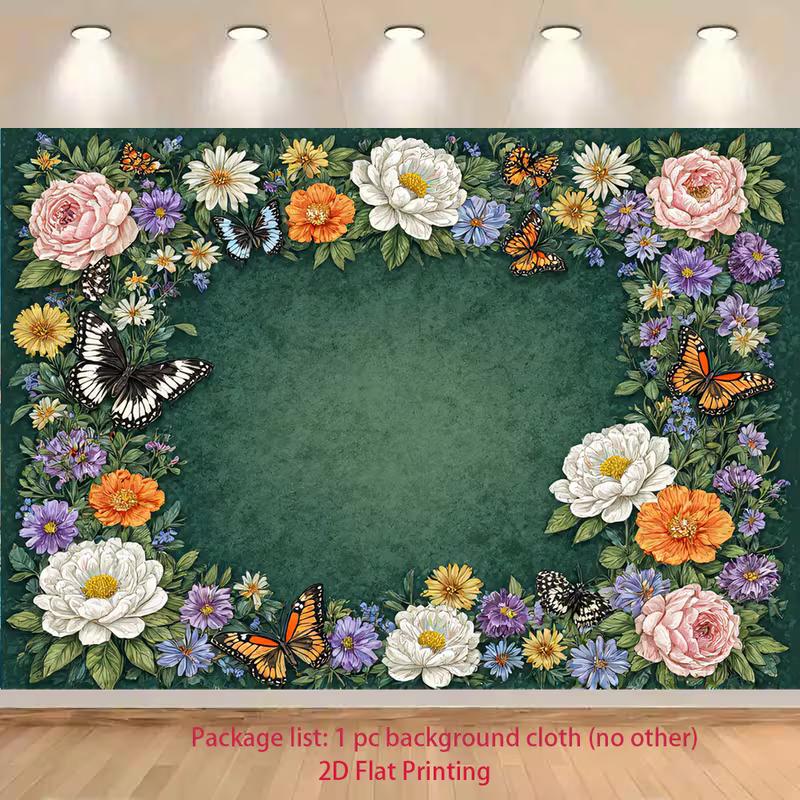 2D Retro Floral Border Butterfly Backdrop Nature Flower Photography Background for Studio 47.2x31.5inch/120*80cm
2D Retro Floral Border Butterfly Backdrop Nature Flower Photography Background for Studio 47.2x31.5inch/120*80cm