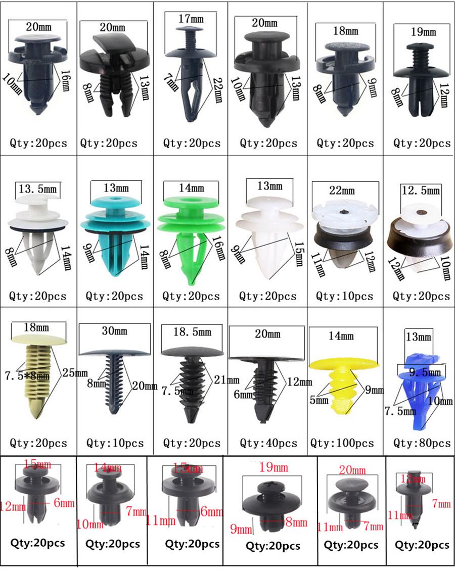 Universal New 24 Kinds 4 Layers of 620 Pieces of Automotive Fasteners Set car Bumper Clip Professional Car Repair Parts Clip
Universal New 24 Kinds 4 Layers of 620 Pieces of Automotive Fasteners Set car Bumper Clip Professional Car Repair Parts Clip