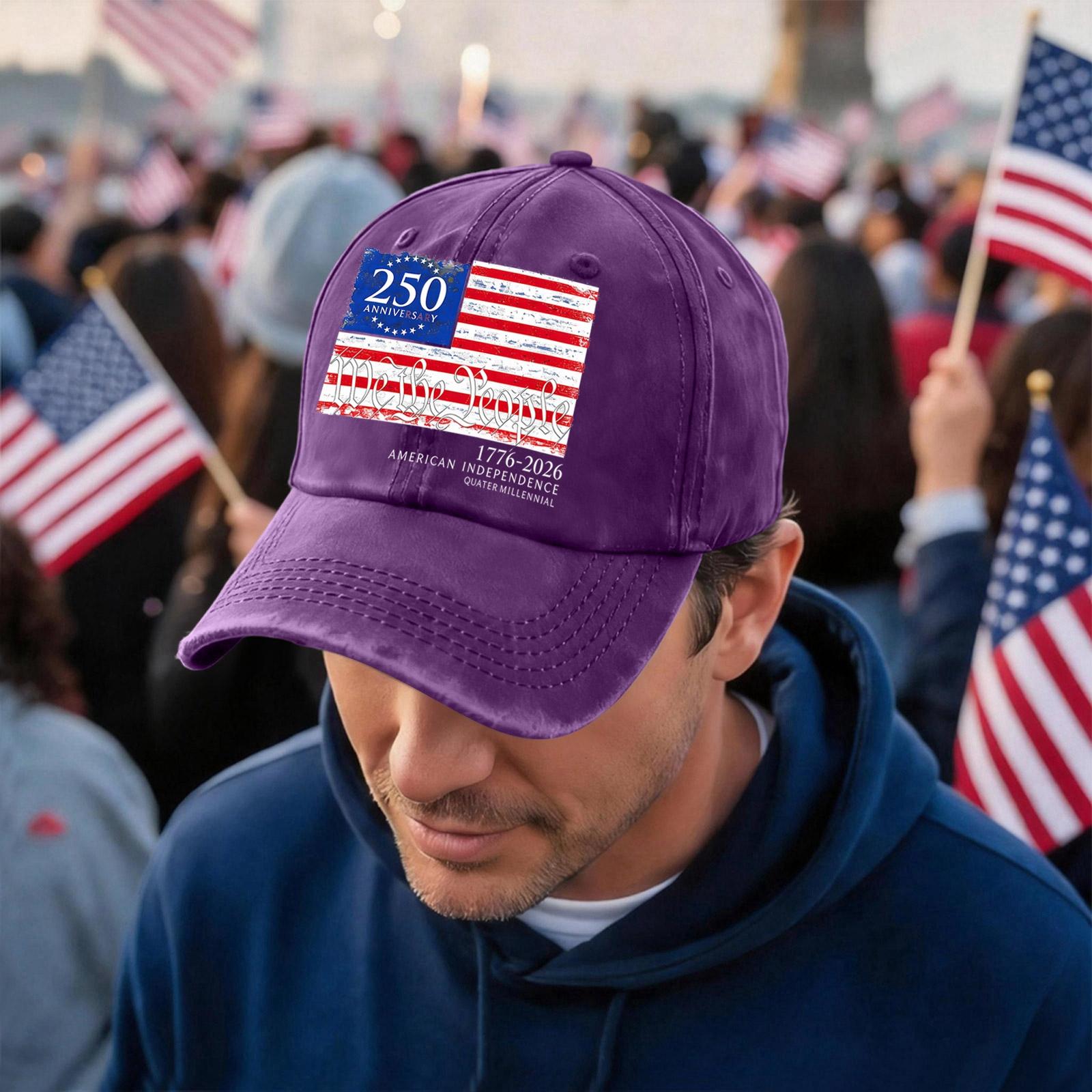 Men s and Women s Matching American 0th Anniversary Anniversary Embroidered Vintage Washed Baseball Cap One Size фіолетовий
Men s and Women s Matching American 0th Anniversary Anniversary Embroidered Vintage Washed Baseball Cap One Size фіолетовий