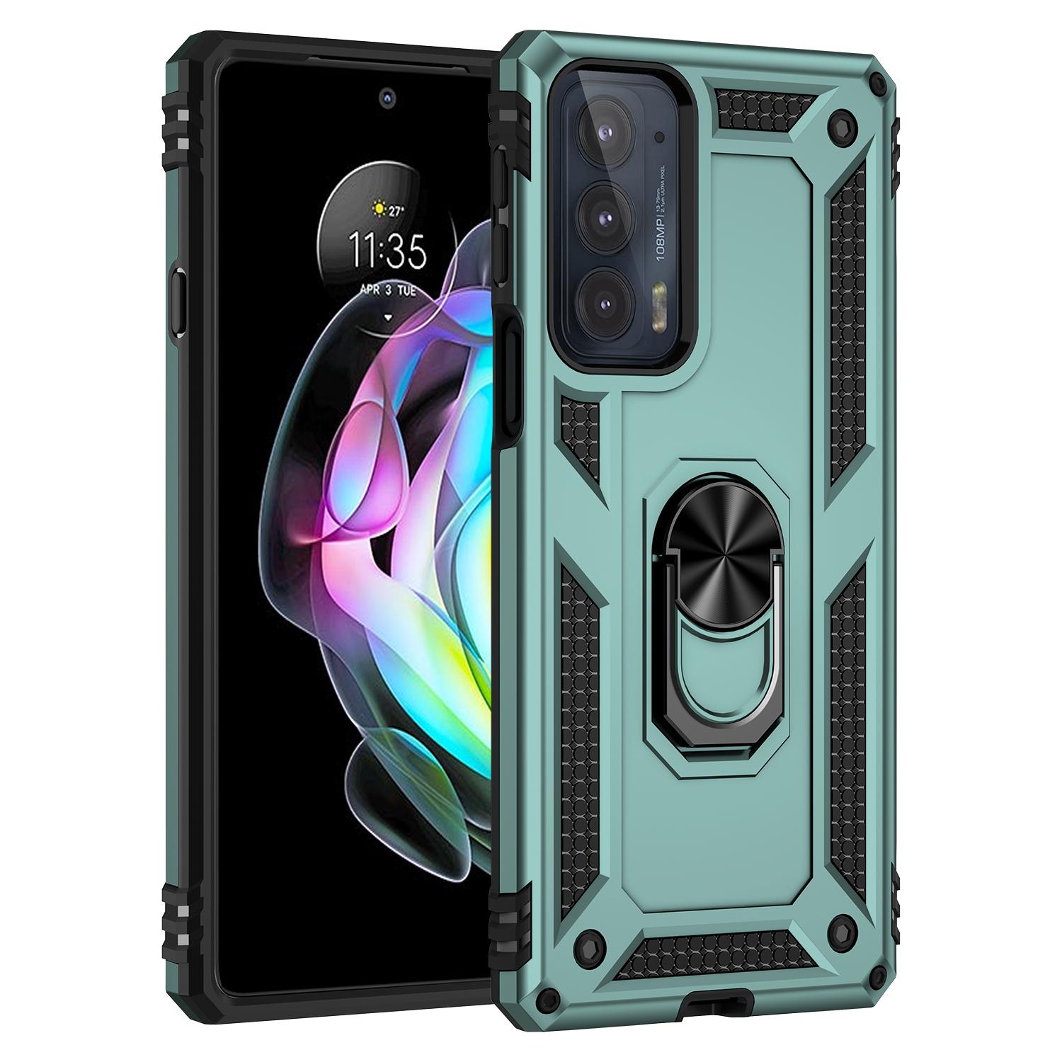 For Motorola Edge 20 Integrated Rotating Ring Kickstand Hybrid Cell Phone Case Military Grade Protection Black
For Motorola Edge 20 Integrated Rotating Ring Kickstand Hybrid Cell Phone Case Military Grade Protection Black