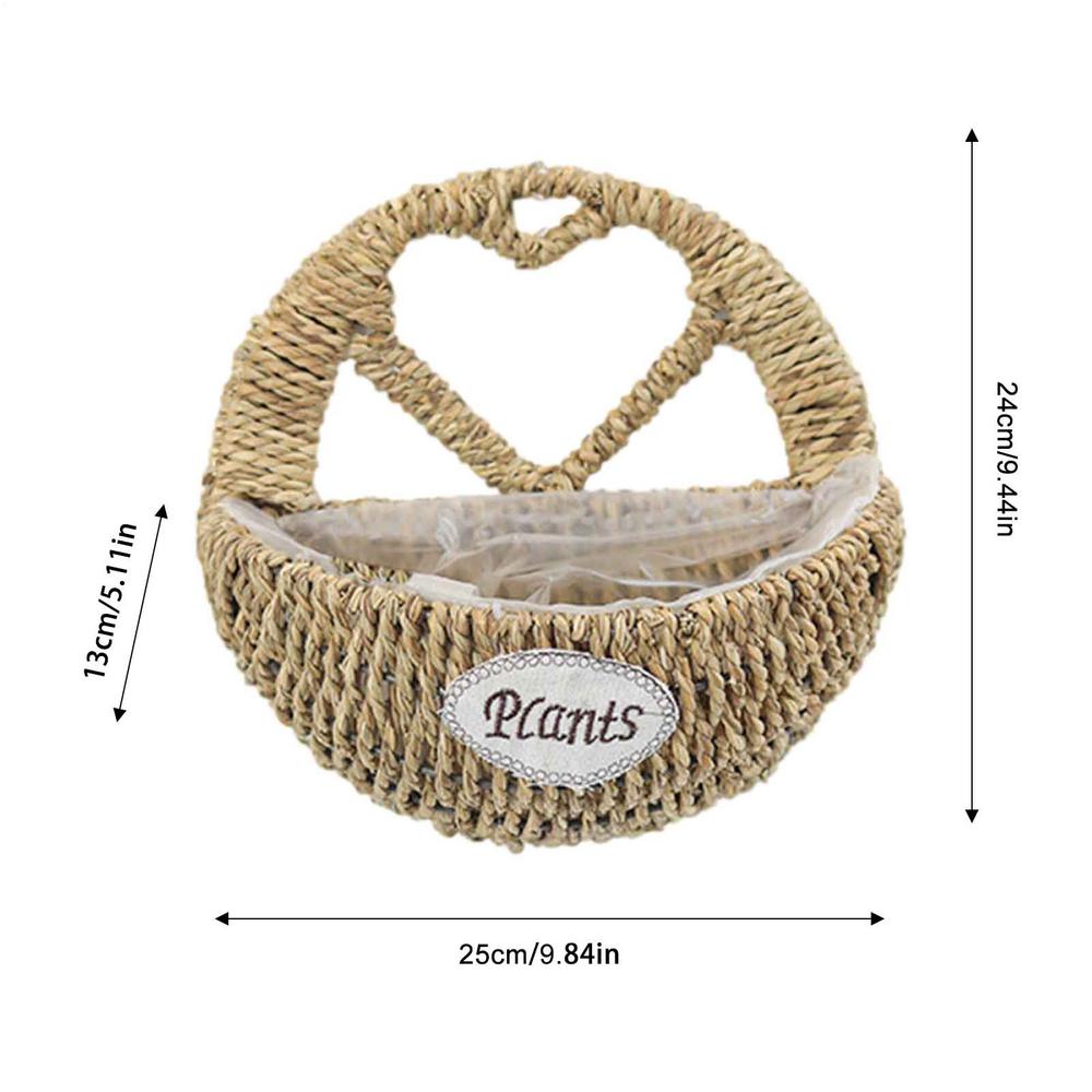Basket Large Planter Indoor Baskets Heart Design Plant Basket Breathable Storage Organizer For Storage Living Room
Basket Large Planter Indoor Baskets Heart Design Plant Basket Breathable Storage Organizer For Storage Living Room