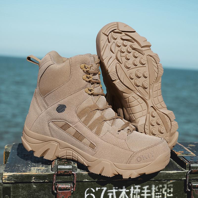 Чоловічі туристичні черевики Відкриті водонепроникні пустельні черевики Тактичні черевики 46 коричневий
Чоловічі туристичні черевики Відкриті водонепроникні пустельні черевики Тактичні черевики 46 коричневий