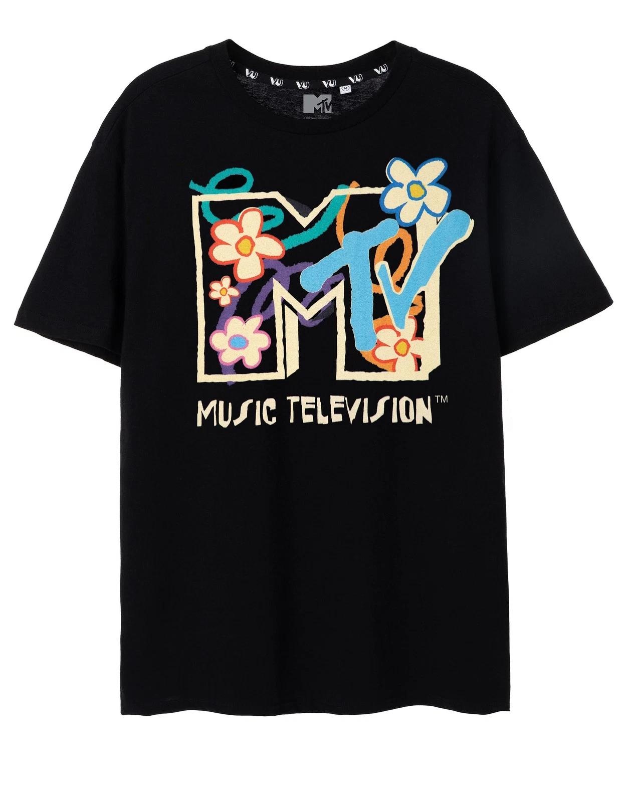 MTV Black Flowers Short Sleeved T-Shirt Unisex 2XL
MTV Black Flowers Short Sleeved T-Shirt Unisex 2XL