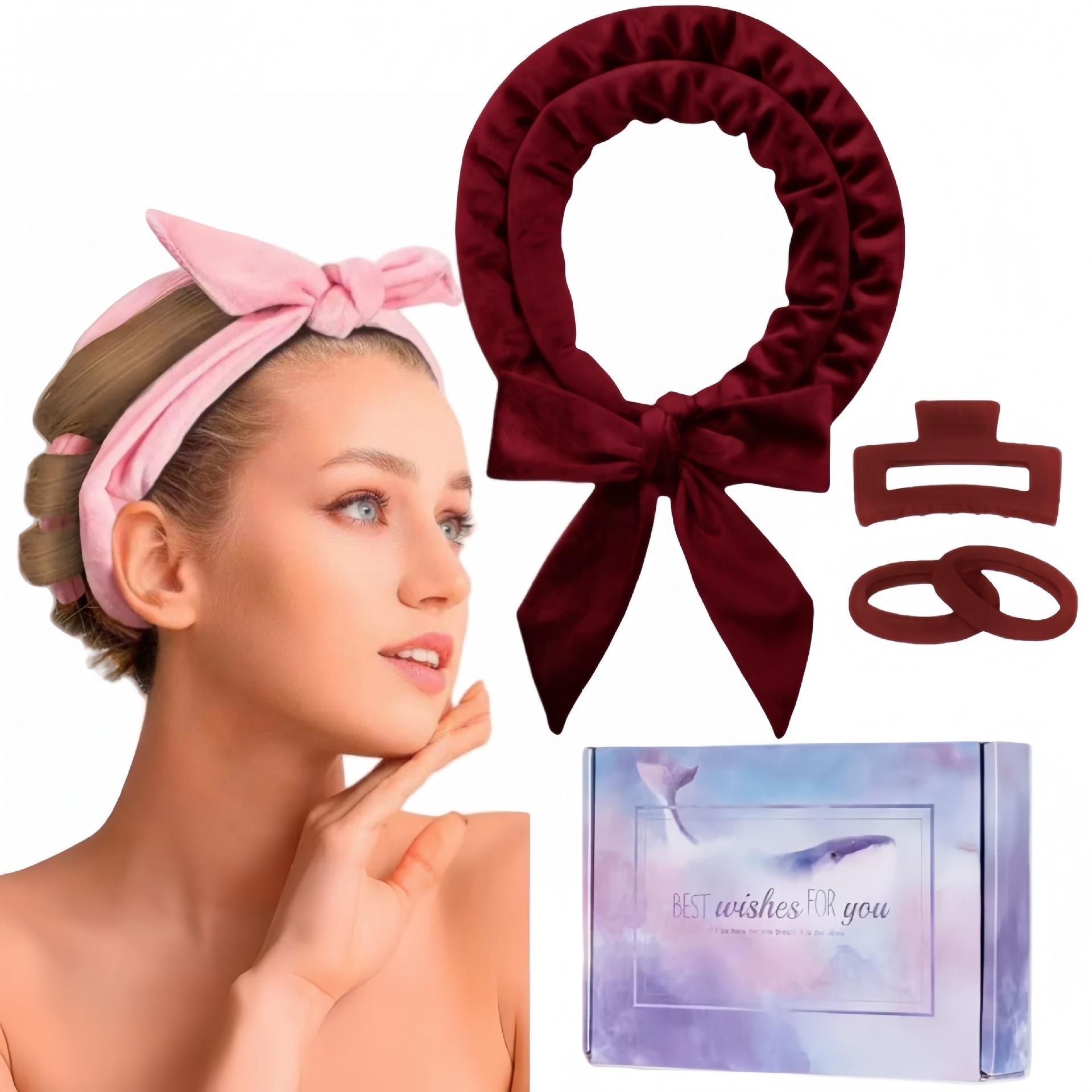 No-heat curling iron, bow, lazy curling hair artifact, long strip does not hurt the hair, big wave, no-perm curling hair set.
No-heat curling iron, bow, lazy curling hair artifact, long strip does not hurt the hair, big wave, no-perm curling hair set.