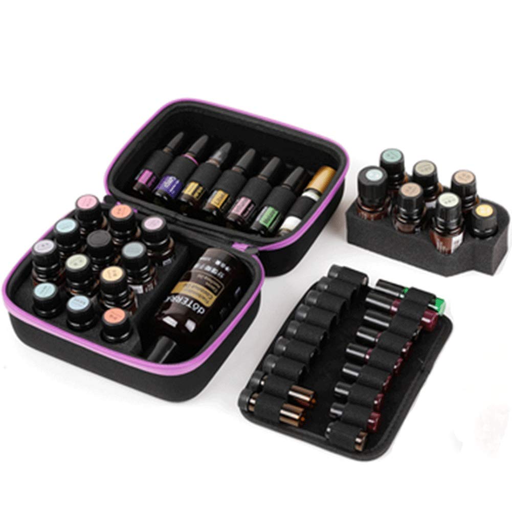 Umora Essential Oil Storage Case, Holds 37 Bottles, 5ml, 10ml, 15ml, 115ml, Large Capacity, Portable (Purple)
Umora Essential Oil Storage Case, Holds 37 Bottles, 5ml, 10ml, 15ml, 115ml, Large Capacity, Portable (Purple)