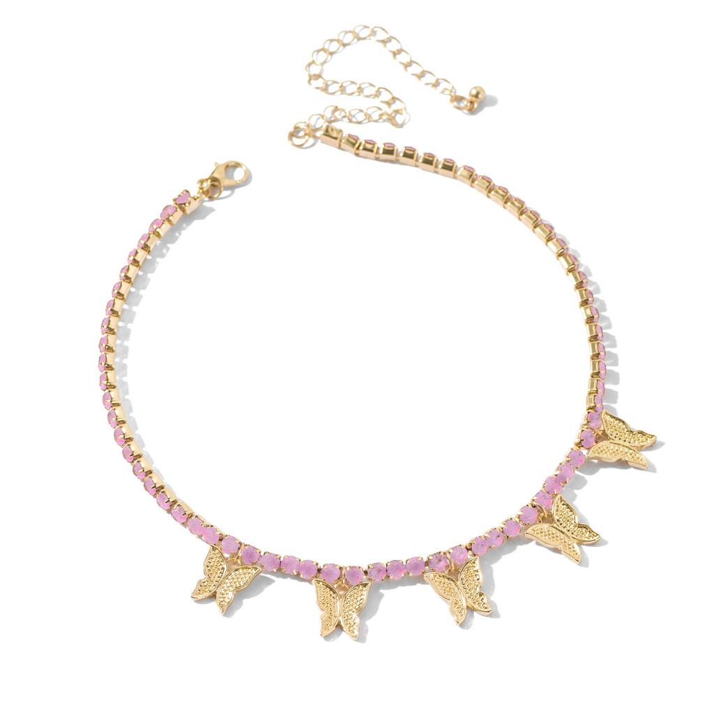 Stunning Butterfly Pendant Necklace For Women Featuring Sparkling Rhinestones In Multiple Colors рожевий
Stunning Butterfly Pendant Necklace For Women Featuring Sparkling Rhinestones In Multiple Colors рожевий