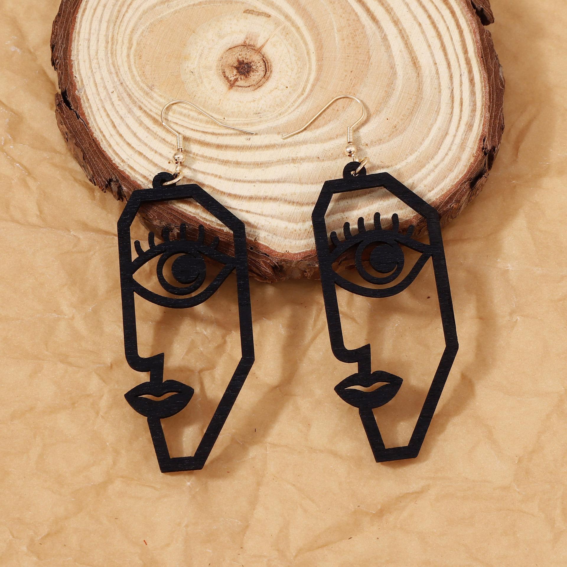 Креативные и модные серьги для лица: Абстрактная гравюра на дереве, модный, нишевый, универсальный и новаторский стиль
Креативные и модные серьги для лица: Абстрактная гравюра на дереве, модный, нишевый, универсальный и новаторский стиль