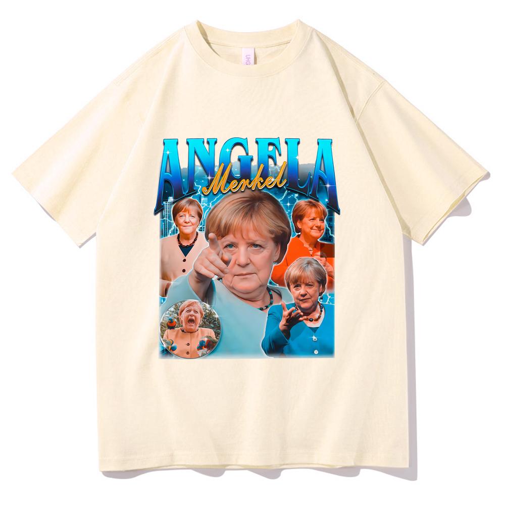 Angela Merkel 90s Vintage Graphic Tshirt Unisex Summer Casual Oversized Short Sleeve Tees Unisex Fashion Soft Cotton Streetwear 4XL
Angela Merkel 90s Vintage Graphic Tshirt Unisex Summer Casual Oversized Short Sleeve Tees Unisex Fashion Soft Cotton Streetwear 4XL