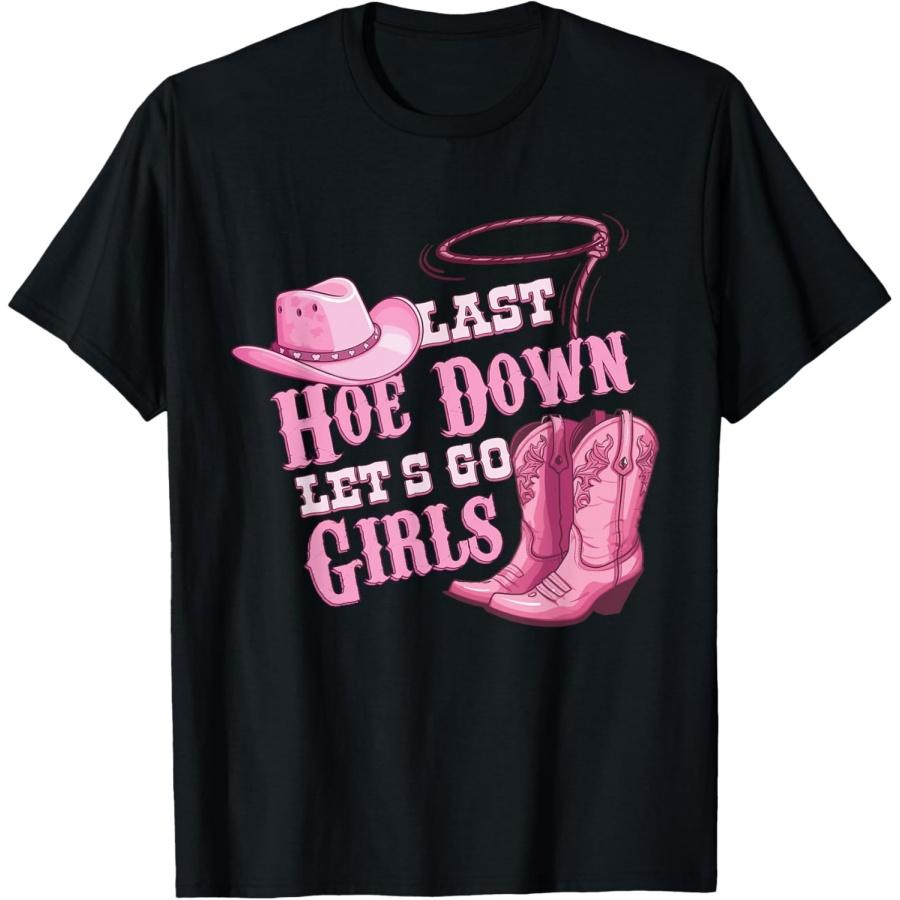 Last Hoe Down Bachelorette Western style T-Shirt XXXXXL чорний
Last Hoe Down Bachelorette Western style T-Shirt XXXXXL чорний