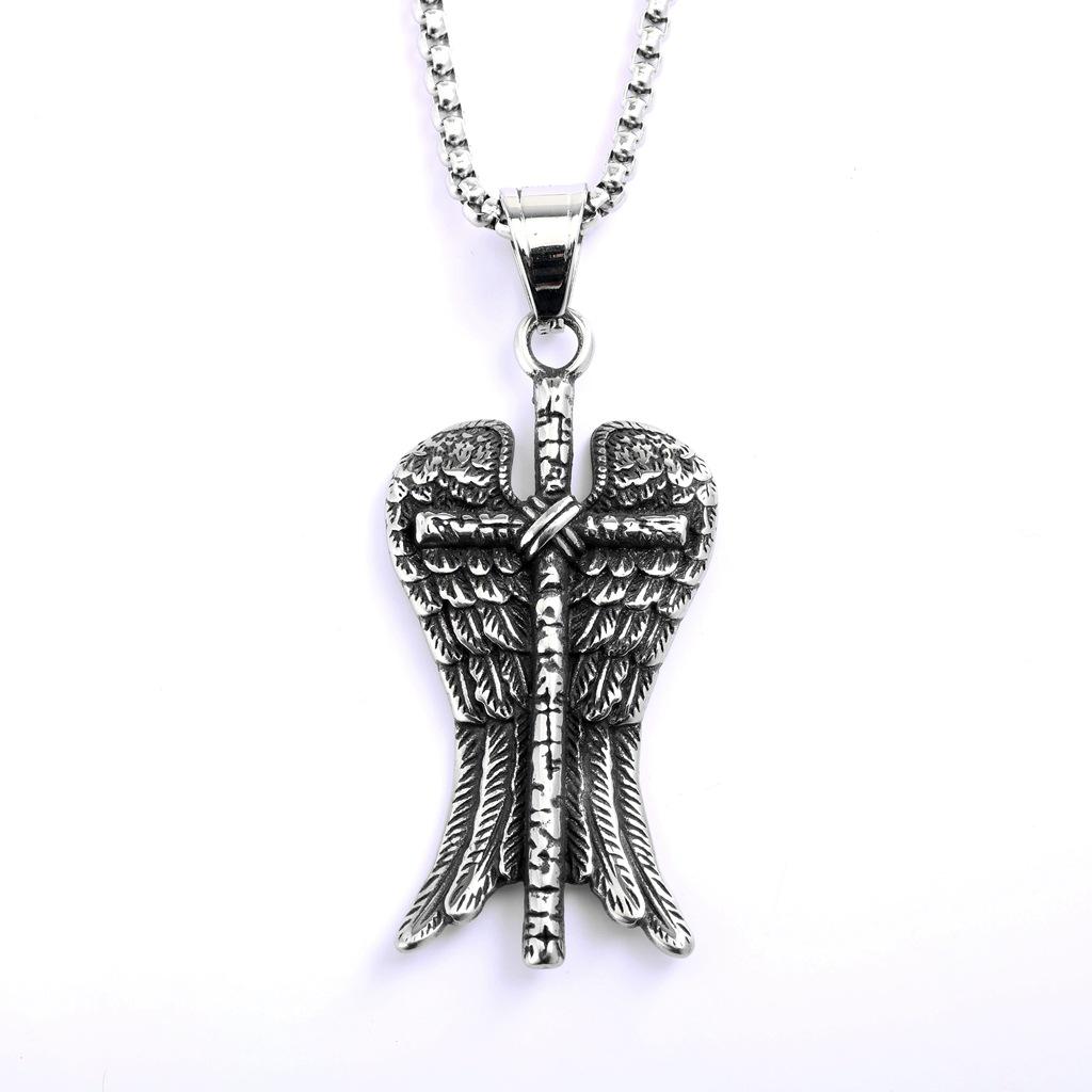 Retro European Stainless Steel Cross Sun Pendant Necklace
Retro European Stainless Steel Cross Sun Pendant Necklace