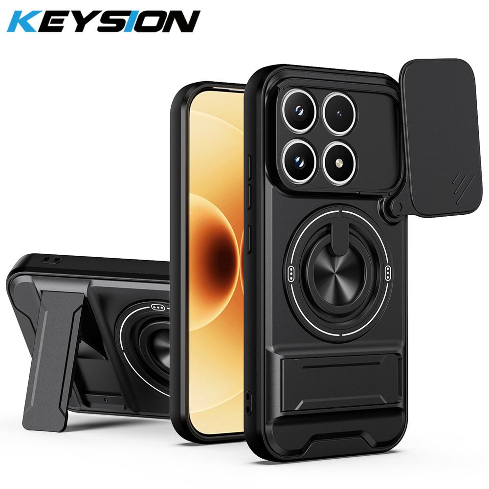 KEYSION Magnetic Phone Case for Xiaomi 17 Slide Camera Protection Upright Kickstand Ring Shockproof Back Cover for Xiaomi 17 5G for Xiaomi 17 чёрный
KEYSION Magnetic Phone Case for Xiaomi 17 Slide Camera Protection Upright Kickstand Ring Shockproof Back Cover for Xiaomi 17 5G for Xiaomi 17 чёрный