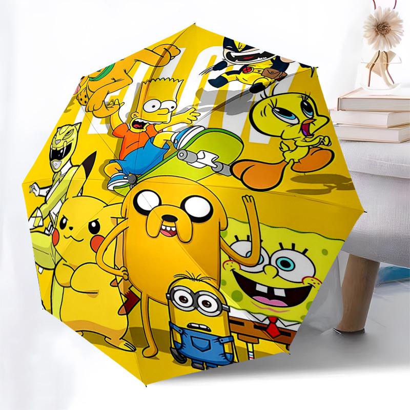 1pc Yellow Adventure Time Characters Umbrella, Automatic Open, Portable Folding Design, 8-Rib Iron Frame Outdoor Umbrella, Perfect Gift for Fans, Trav
1pc Yellow Adventure Time Characters Umbrella, Automatic Open, Portable Folding Design, 8-Rib Iron Frame Outdoor Umbrella, Perfect Gift for Fans, Trav