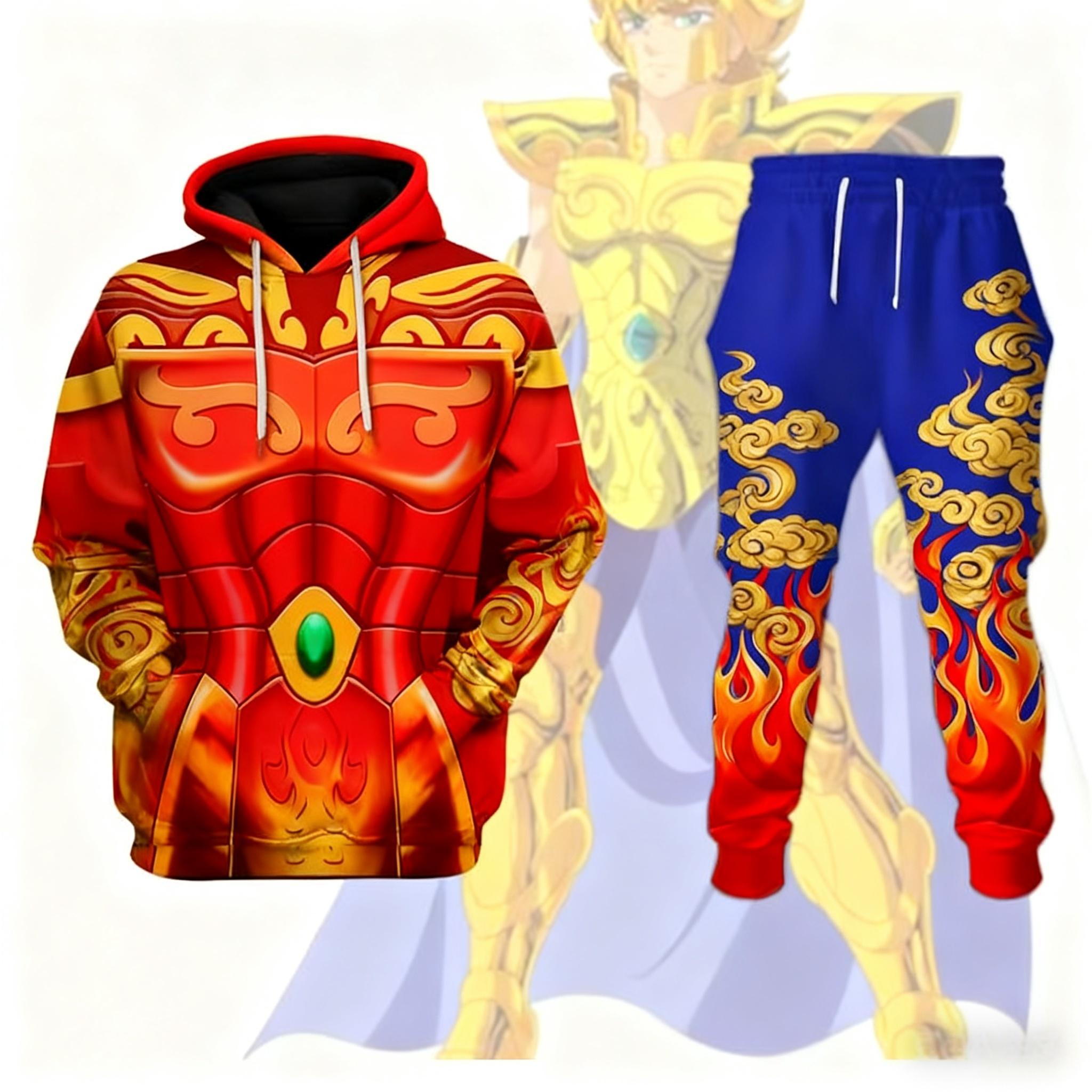 Popular Cosplay Anime Saint Seiya printed hoodies pants sets 3D Street Harajuku Tracksuit sets Men s Sports jogging Set 6XL
Popular Cosplay Anime Saint Seiya printed hoodies pants sets 3D Street Harajuku Tracksuit sets Men s Sports jogging Set 6XL
